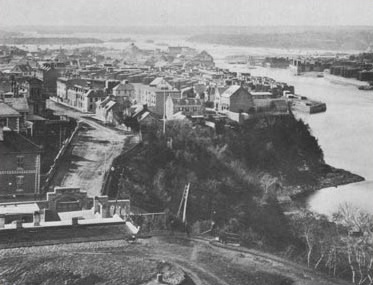 LeBreton Flats before the NCC: The once thriving LeBreton Flats (Public Archives of Canada)