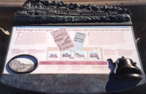 NCC rail heritage plaque