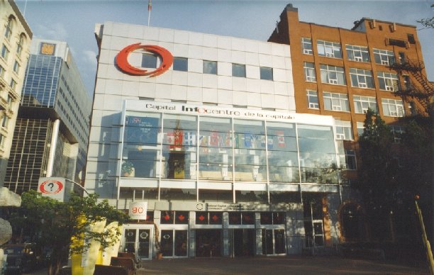 NCC Info Centre Image: NCC Info Center on Wellington across from Parliament